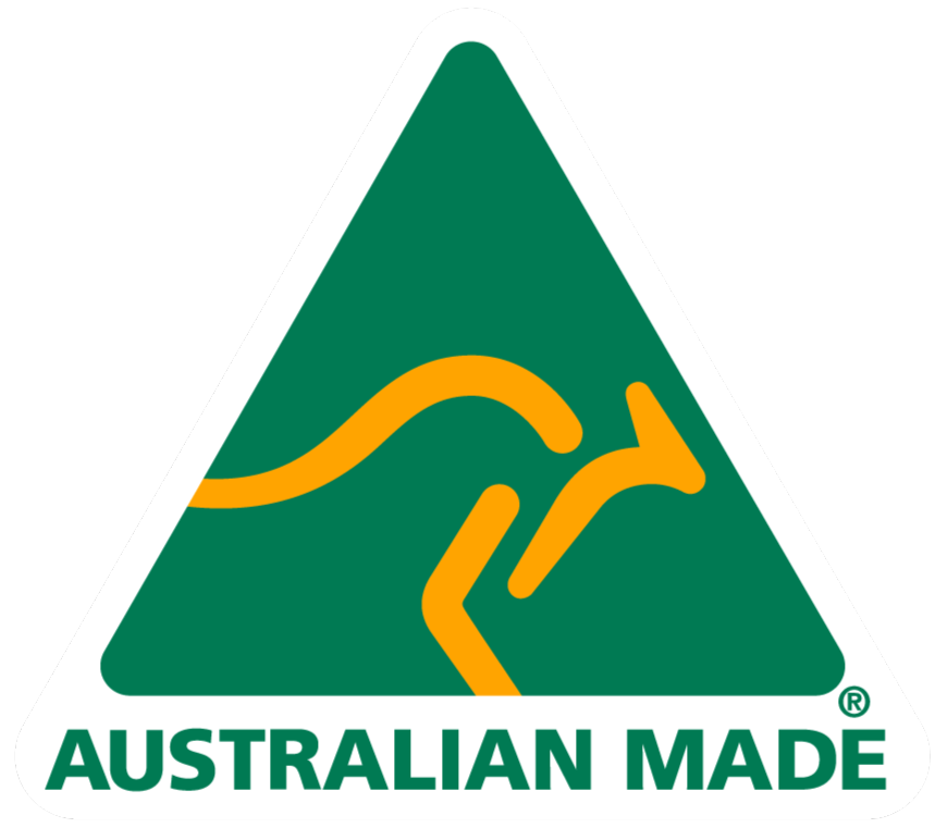 Australia made logo.